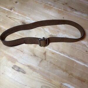 Duluth Trading Co. 'Unhole-y' Brown Leather Pro Roller Belt Women's  (M) 62004